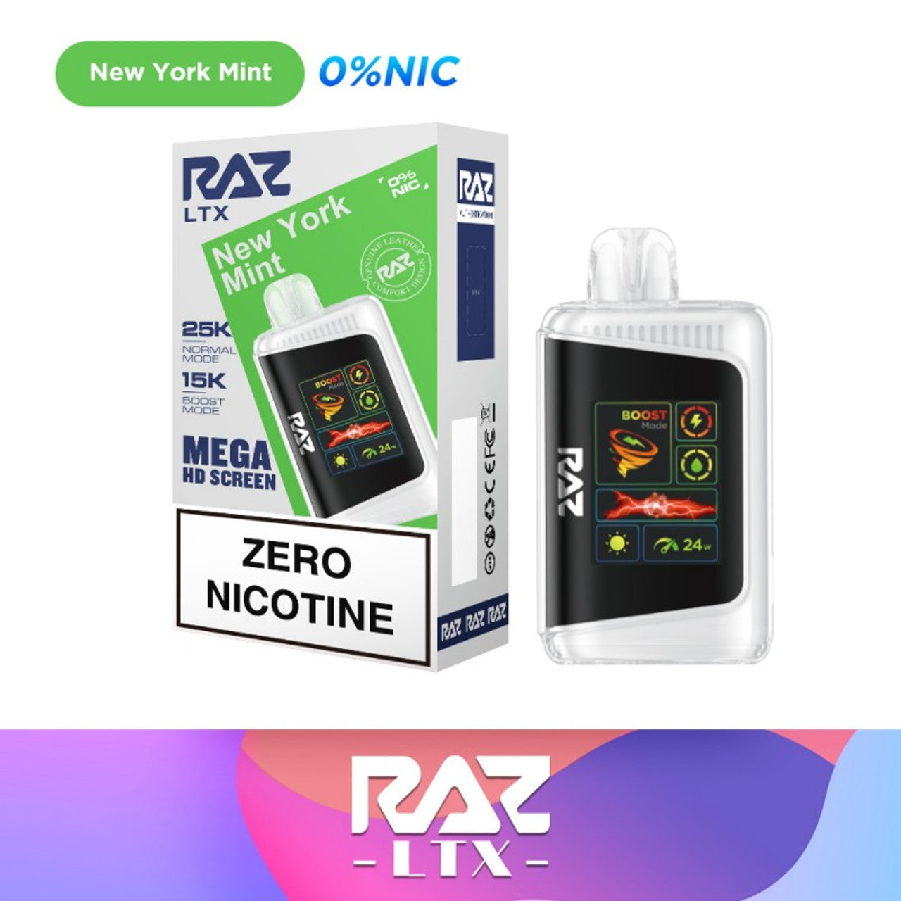 RAZ LTX 25K 0% Nicotine Free