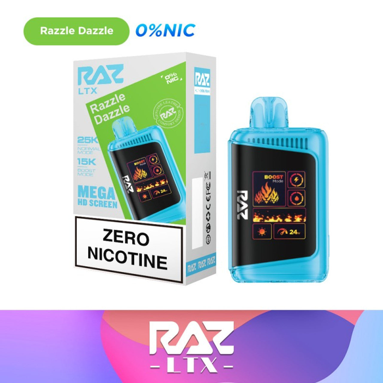 RAZ LTX 25K 0% Nicotine Free