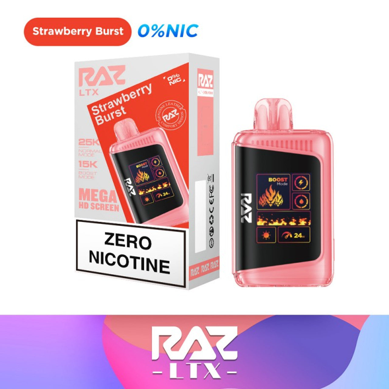 RAZ LTX 25K 0% Nicotine Free