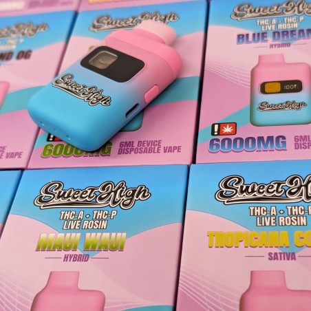 Sweet High THC-A THC-P Live Rosin Disposable Vape – 6ml