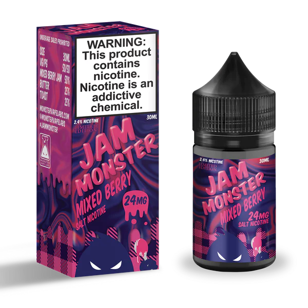 Jam Monster Salt Nic Premium E-Liquid 30ml